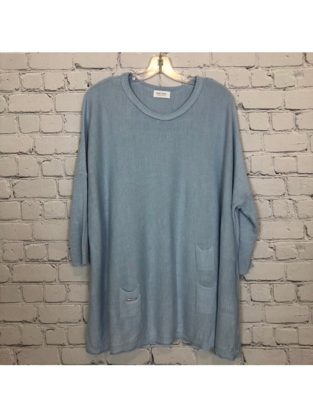 Mersea Blue Catalina Sweater One Size Oversized Pockets
